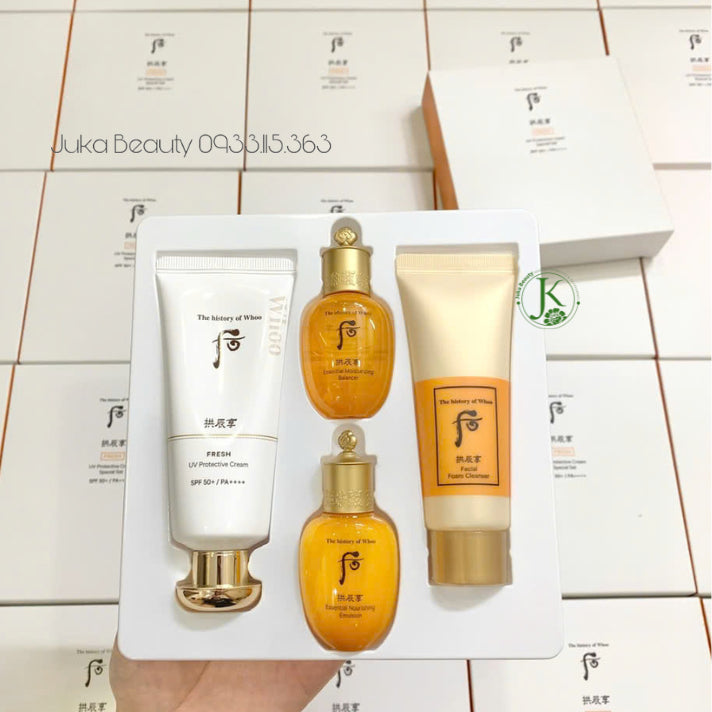 The History of Whoo Gongjinhyang Fresh UV Protective Cream Special Set