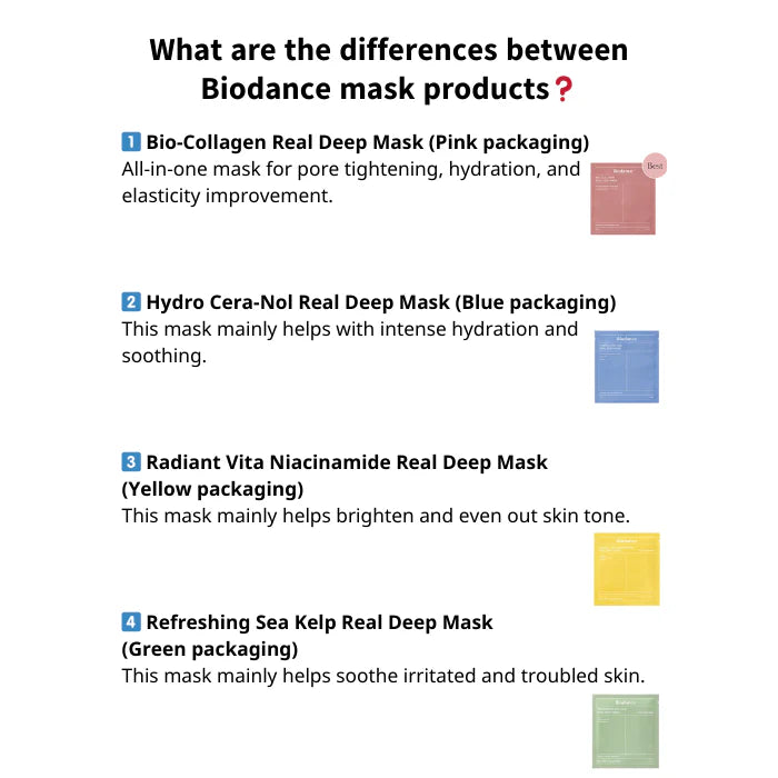 Biodance Bio Collagen Real Deep Mask - 4 sheets