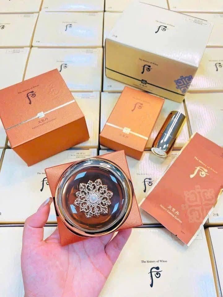 Coffret coussin anti-âge Whoo Luxury Cheongidan + 1 recharge + Mini coffret radiant Cheongidan