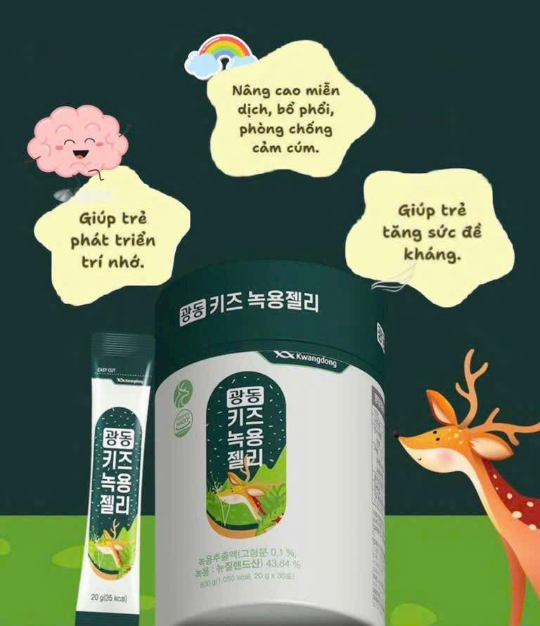 Kwangdong Red Ginseng Deer Antler Jelly 30 pcs * 20g