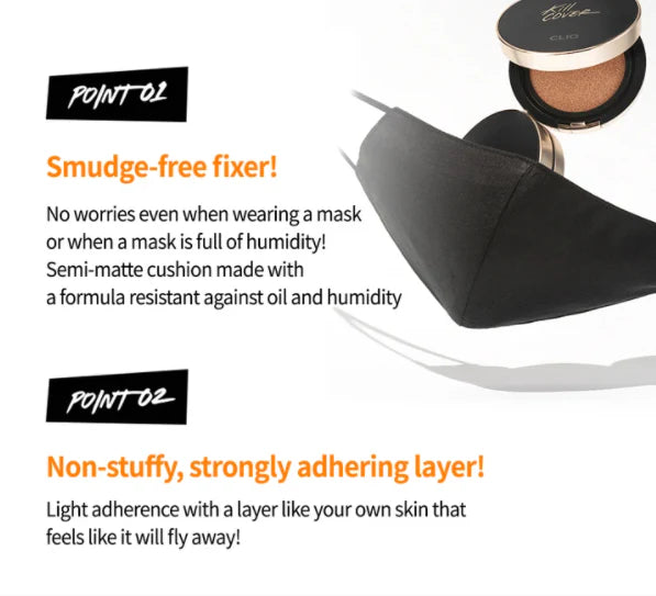 Coussin fixateur de peau CLIO Kill Cover 15 g x 2