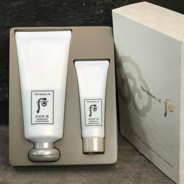 The History of Whoo Gongjinhyang Seol Brightening Foam Cleanser Special Set: Foam Cleanser 180ml + 40ml