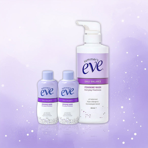 Summer’s Eve Feminine Cleanser Set 444ml (1pcs) + 59ml (2pcs)
