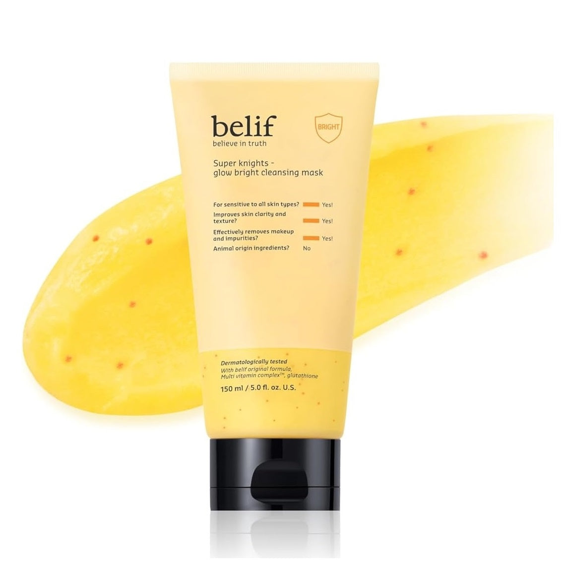 Belif Super Knights Pore Brightening Vegan Pack Cleanser 150ml