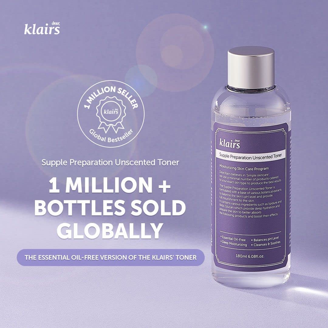 Dear Klairs Supple Preparation Unscented Toner 180ml