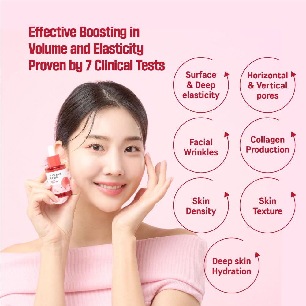 Ampoule raffermissante au collagène profond Camellia de ROUND LAB, 30 ml