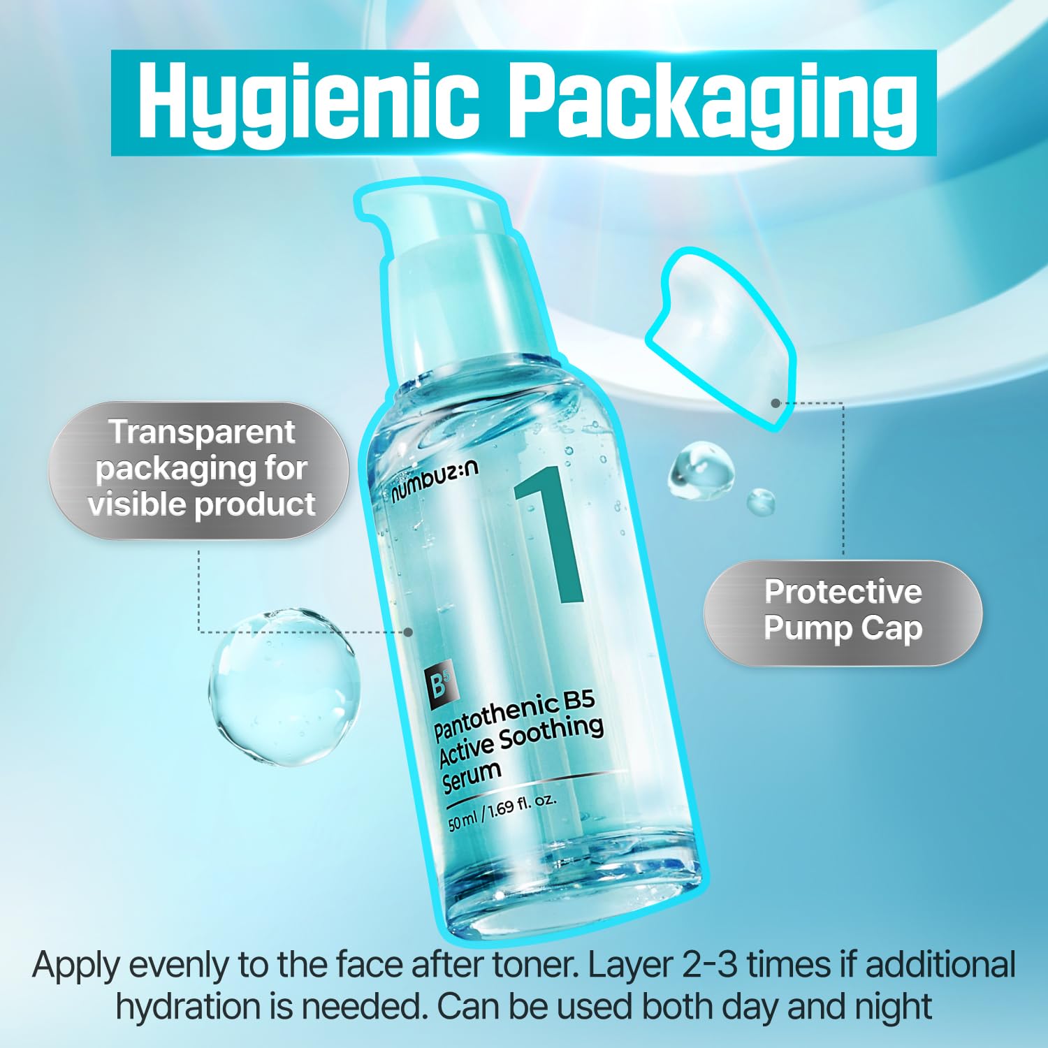 Numbuzin No.1 Pantothenic B5 Active Soothing Serum 1.69 fl. oz