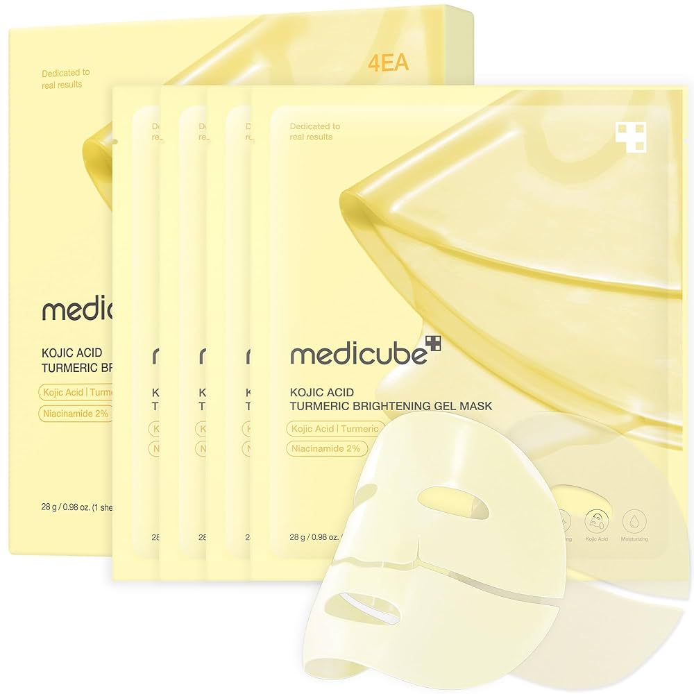 MEDICUBE Kojic Acid Turmeric Brightening Gel Mask