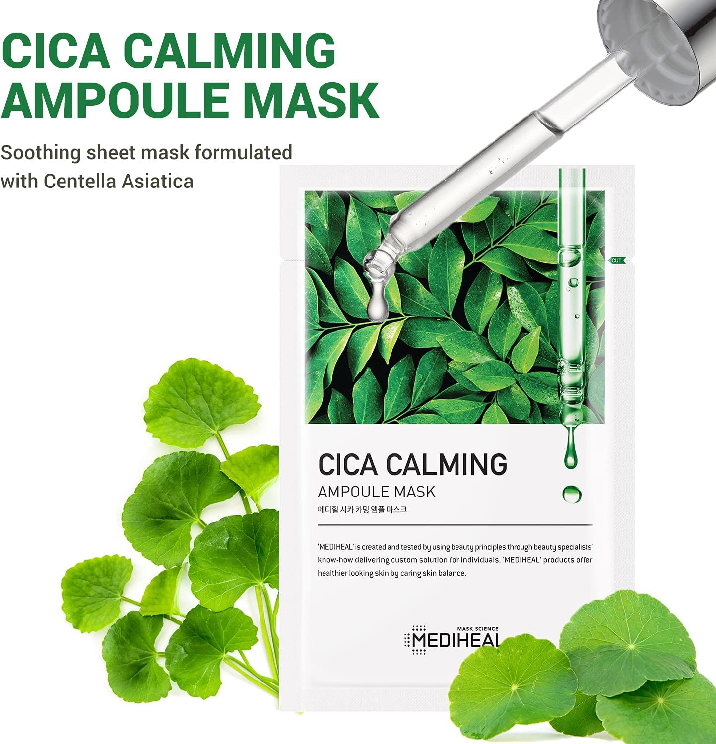 MEDIHEAL Cica Calming Ampoule Mask