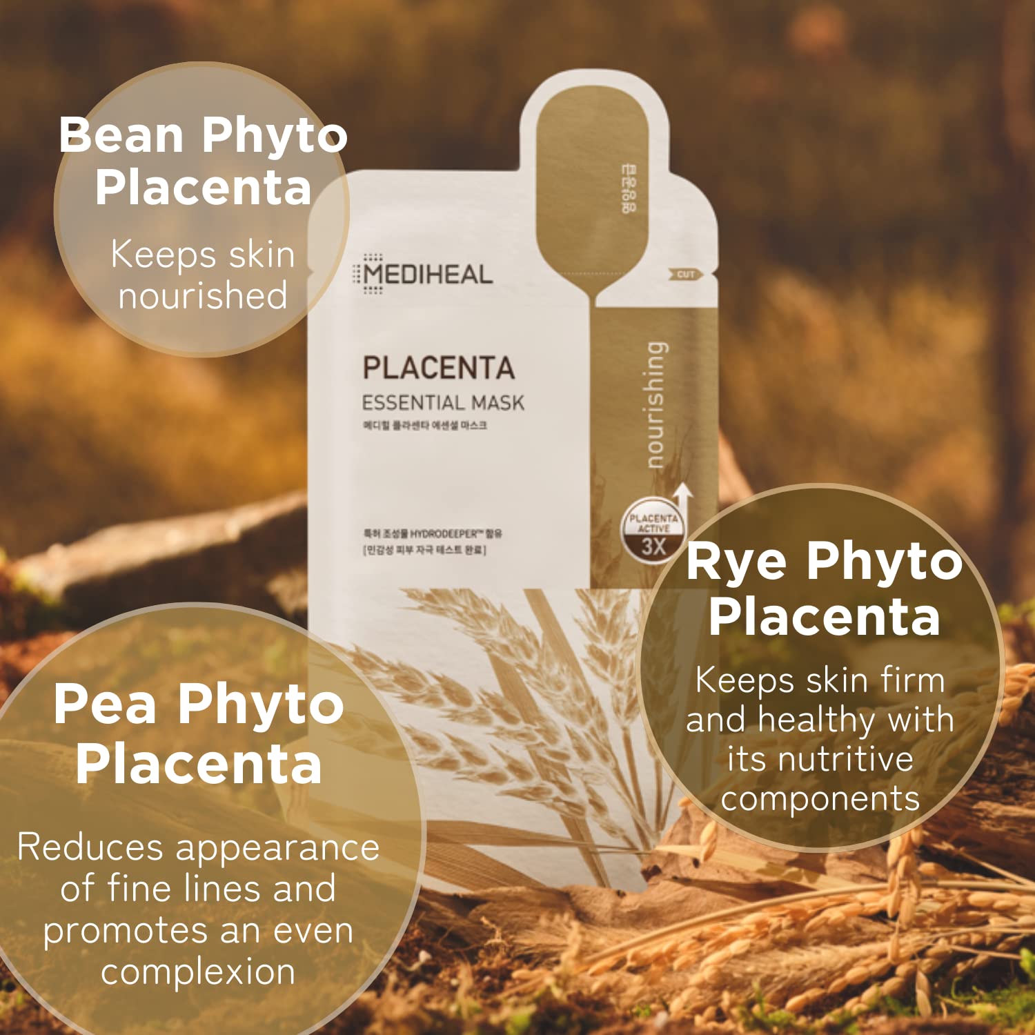 MEDIHEAL Essential Mask Placenta 10 sheets