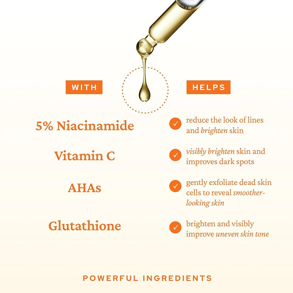 Belief Super Drops - Huyết thanh làm sáng da 5% Niacinamide & Vitamin C 30ml