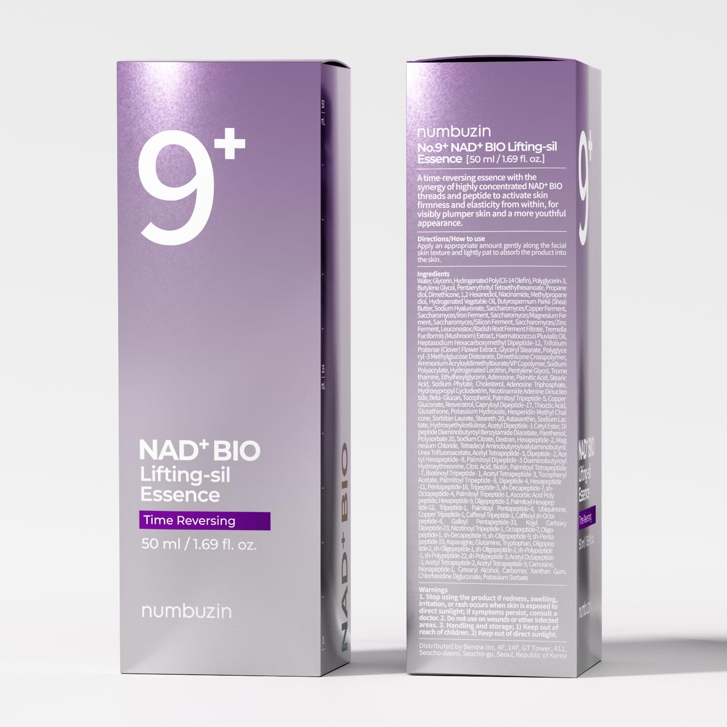 Tinh chất nâng cơ Numbuzin NAD+ BIO sil 50 ml