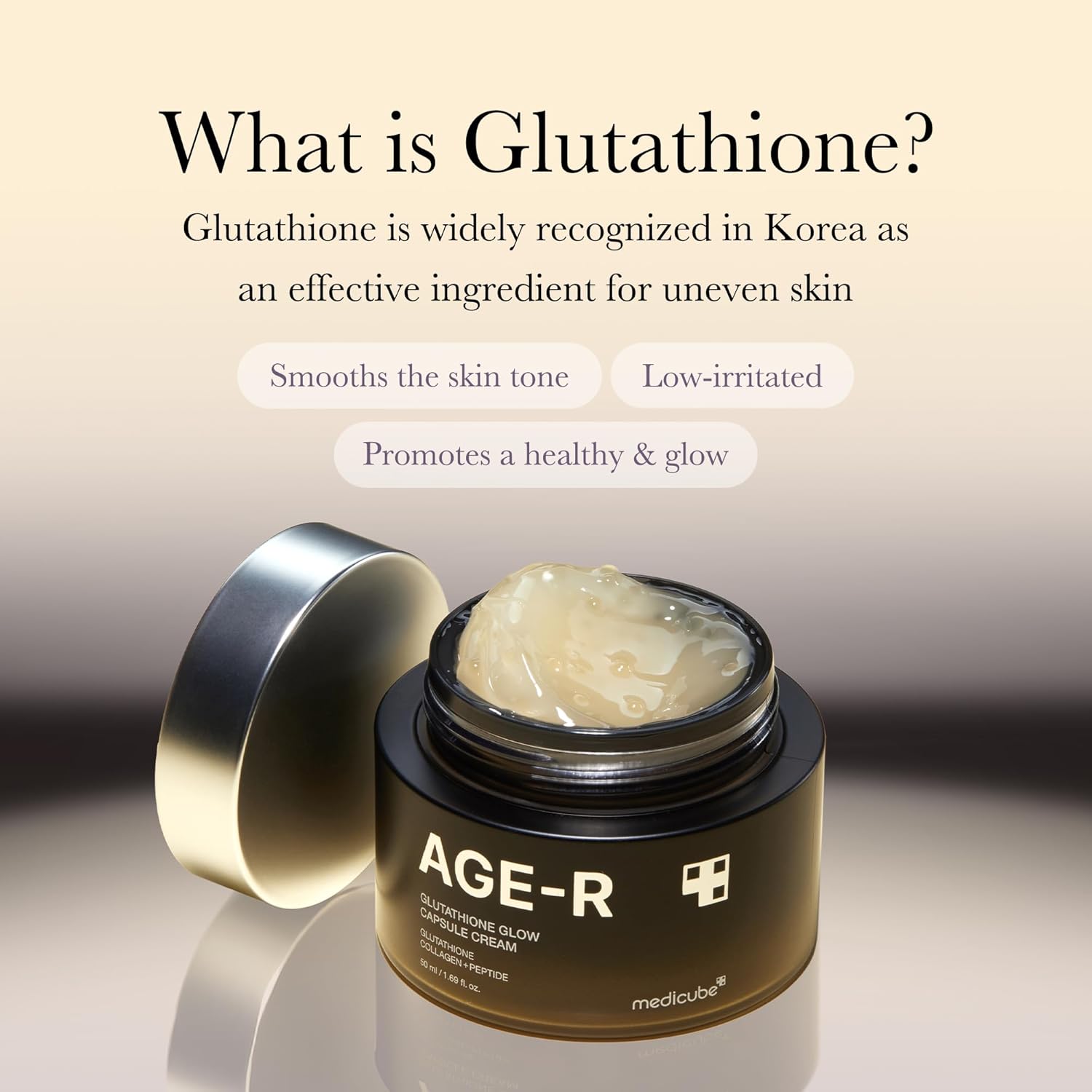 Medicube AGE-R Glutathione Glow Capsule Facial Cream 50ml