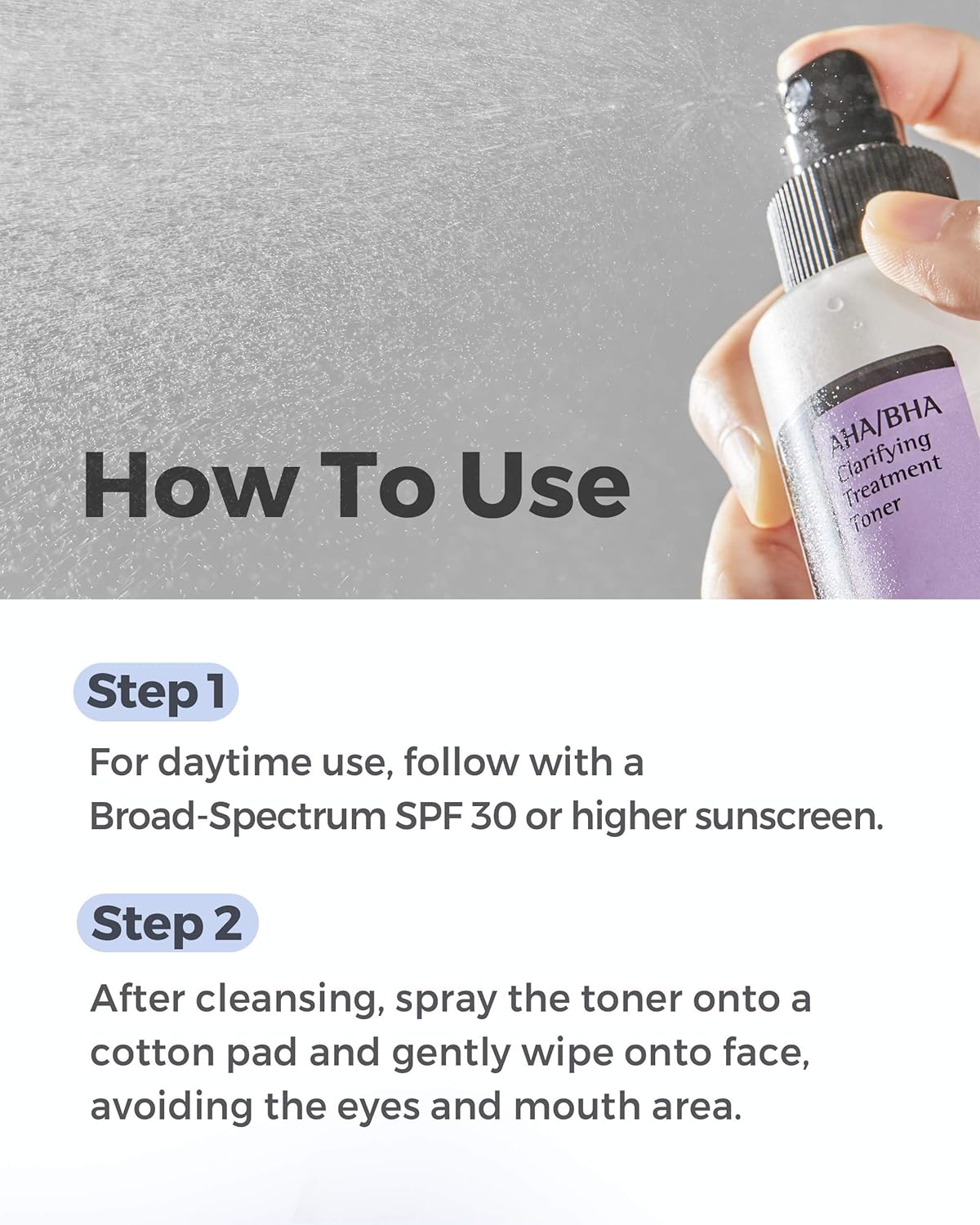 Tonique clarifiant Cosrx AHA/BHA 100 ml