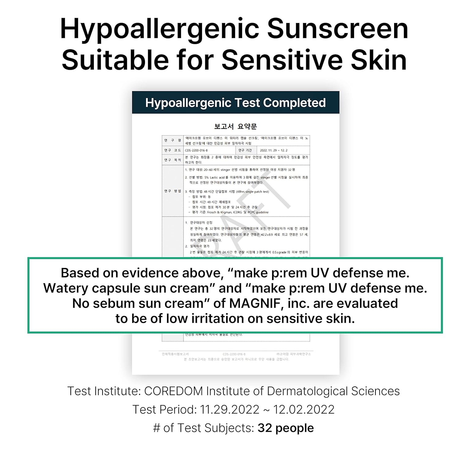 Kem chống nắng Make Pre:m UV Defense Me No Sebum SPF 50+ PA++++ 50ml