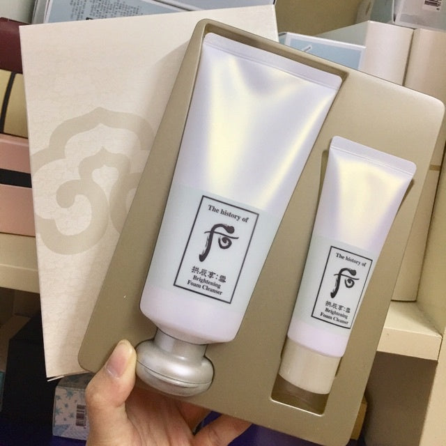 The History of Whoo Gongjinhyang Seol Brightening Foam Cleanser Special Set: Foam Cleanser 180ml + 40ml