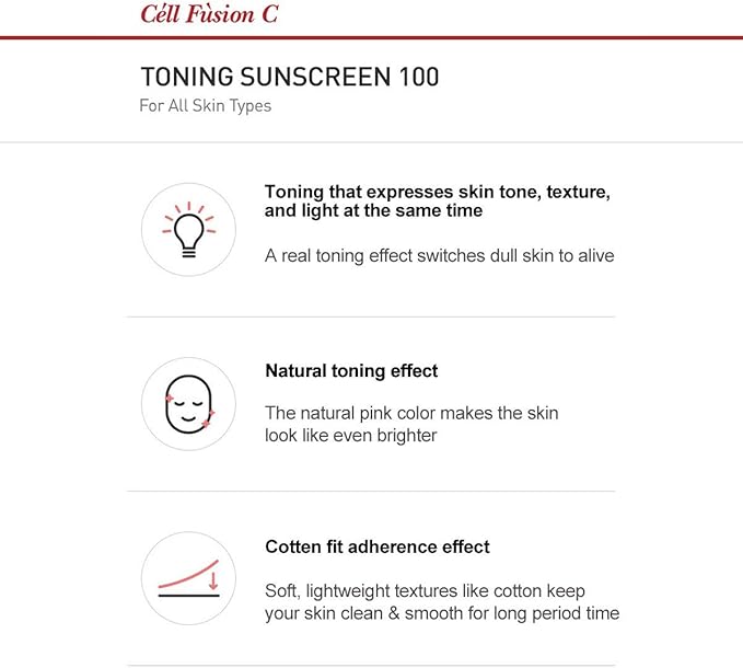 CellFusionC Toning Sunscreen SPF50+ PA+++ 50ml
