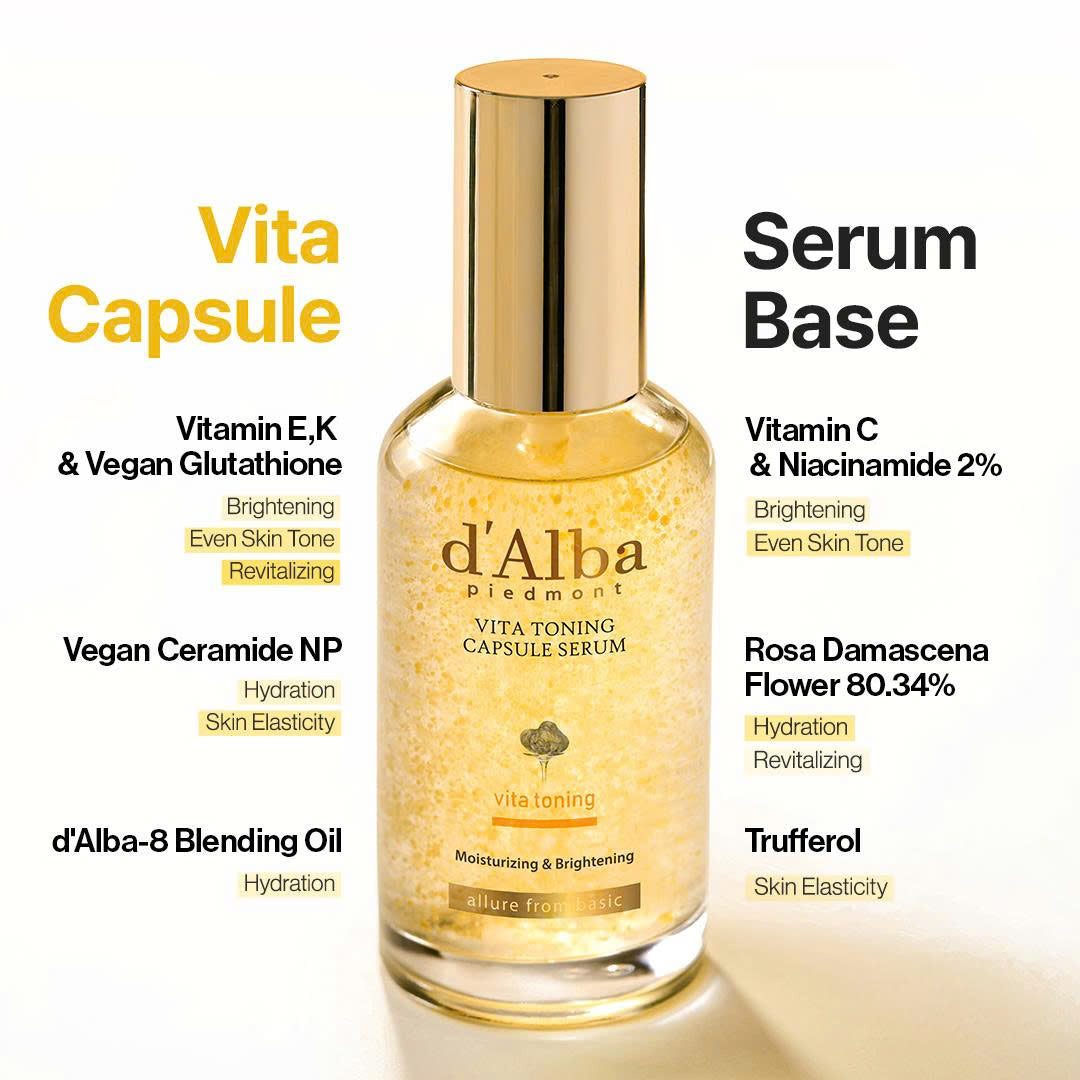 D'alba Vita Toning Capsule Serum 100ml
