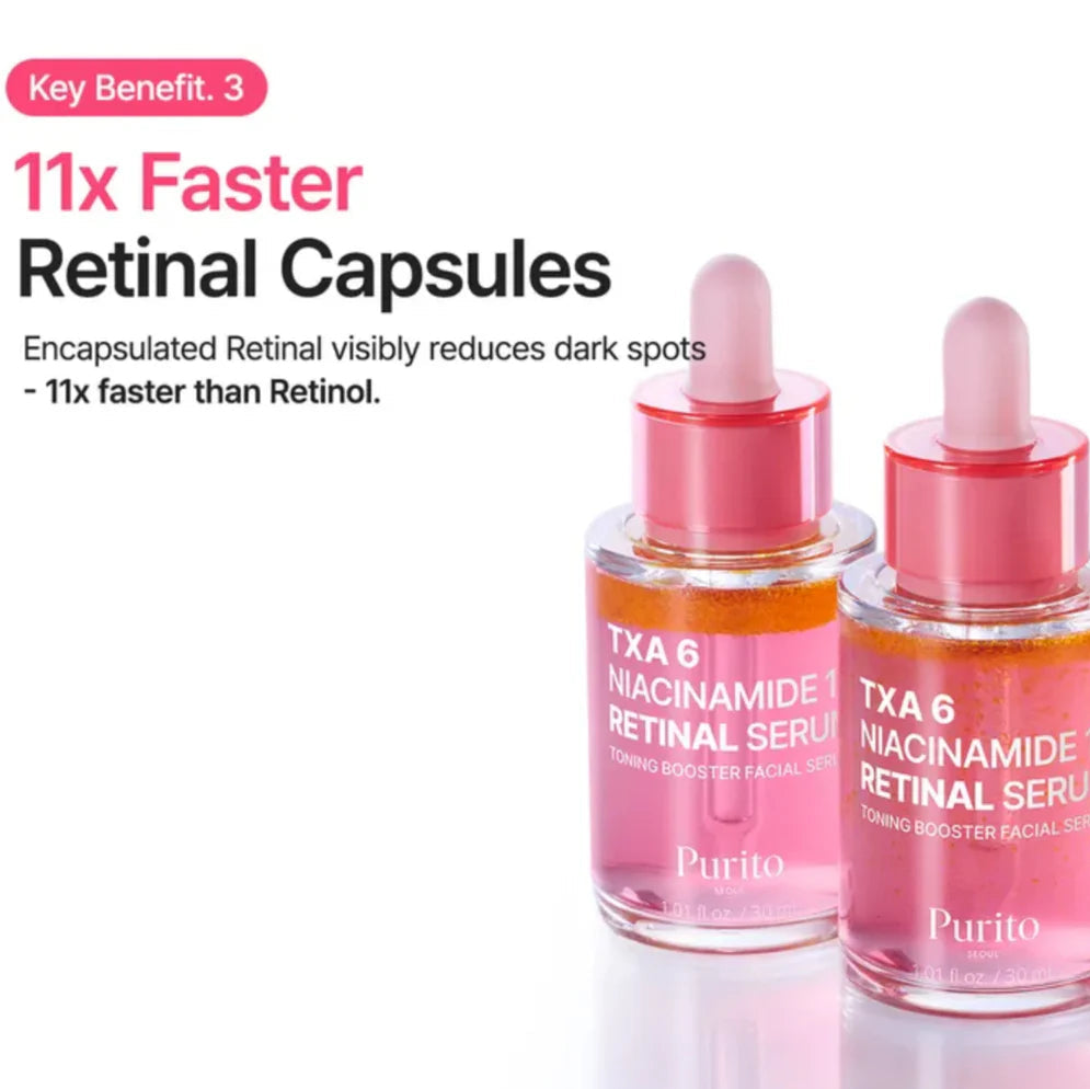 PURITO TXA 6 Niacinamide 10 Retinal Serum 30ml