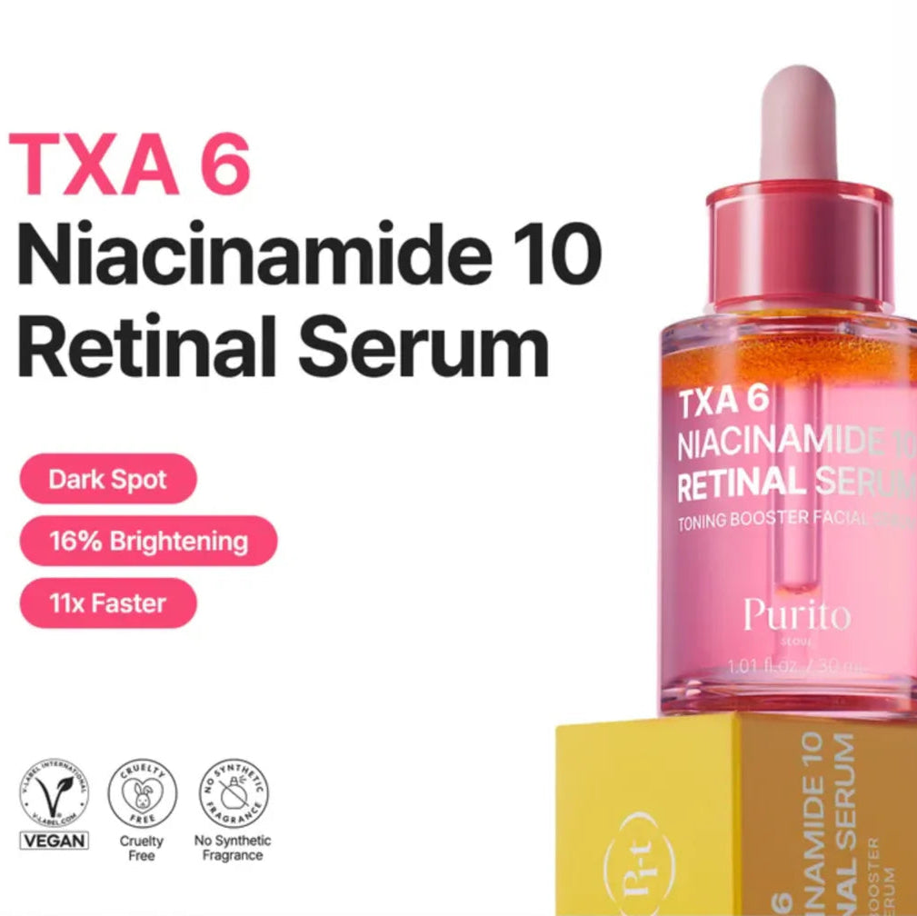 PURITO TXA 6 Niacinamide 10 Retinal Serum 30ml