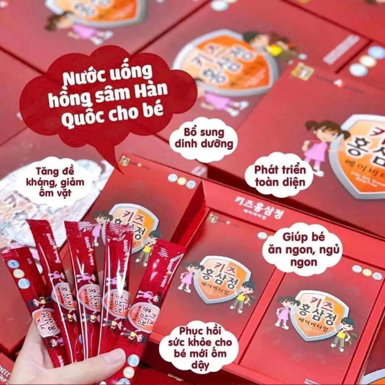 SangA Kids Red Ginseng Baby Time 30 sachet* 10 ml