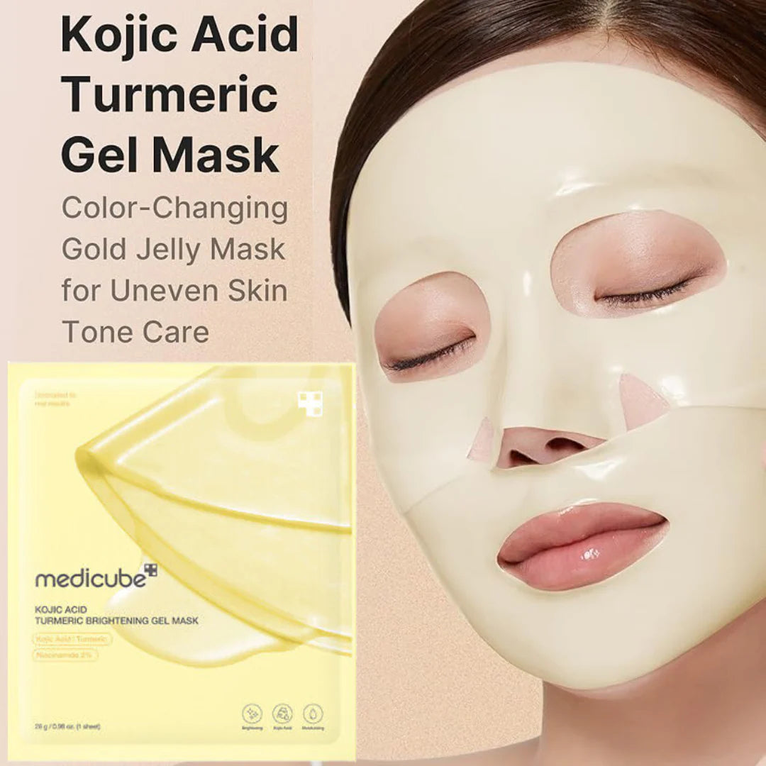 MEDICUBE Kojic Acid Turmeric Brightening Gel Mask