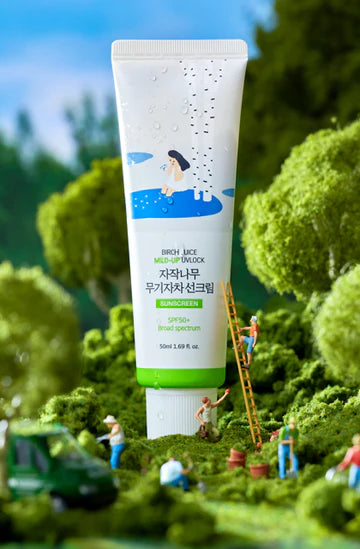 Crème solaire douce au jus de bouleau Round Lab, SPF 50+ PA++++ 50 ml