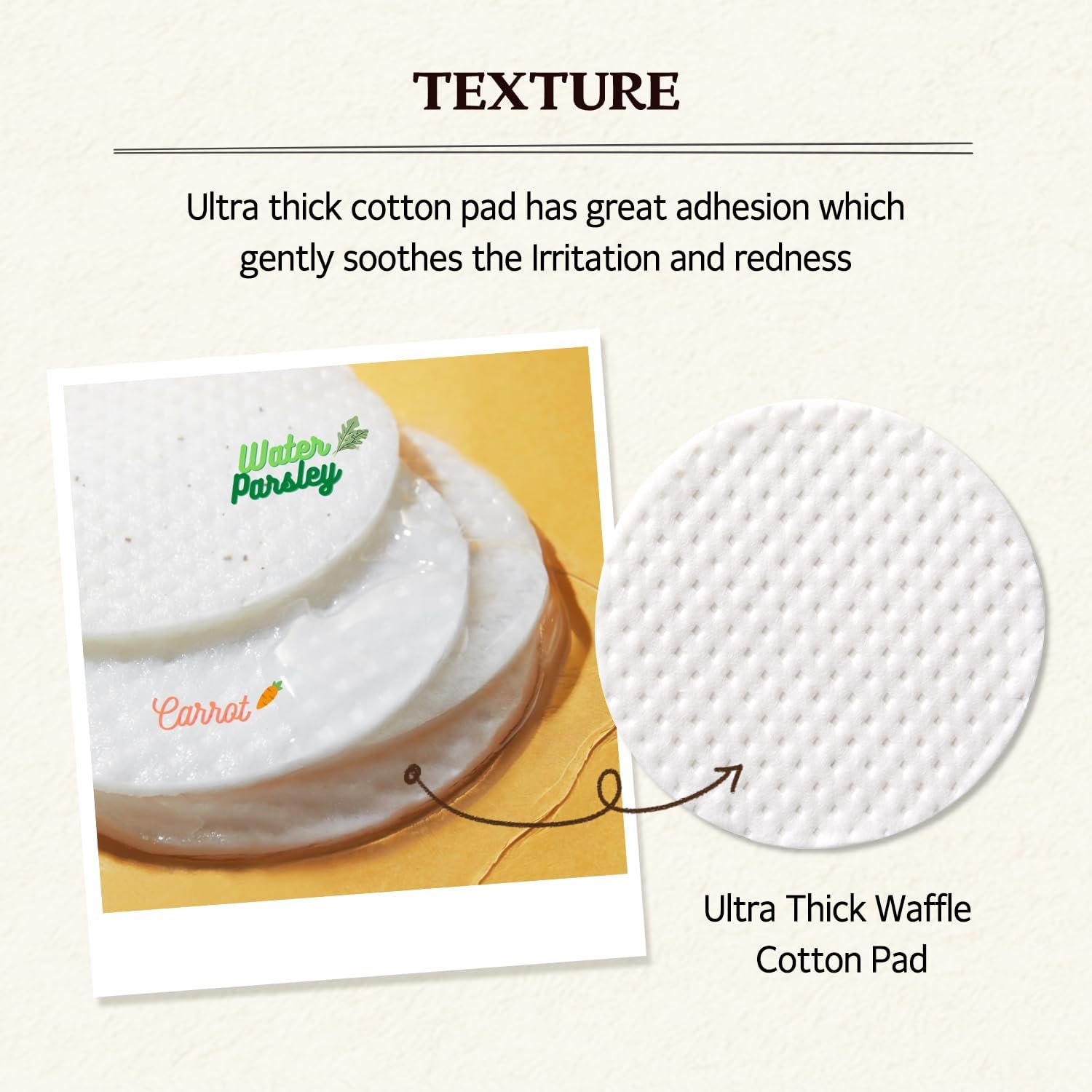 SKINFOOD Carrot Carotene Calming Water Pad 250g (8.81 oz.) 60 Sheets