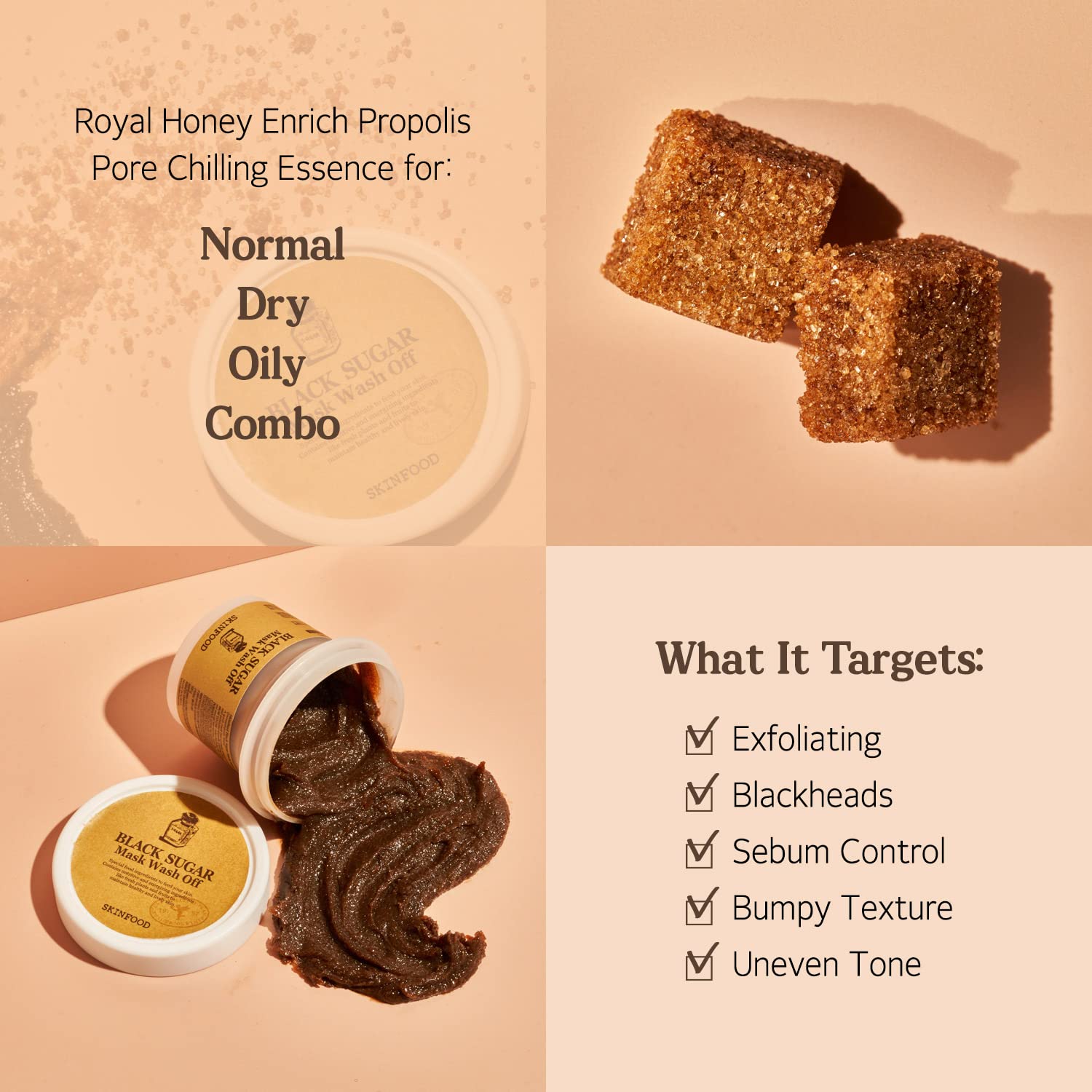 Skinfood Black Sugar Mask Wash Off 120g