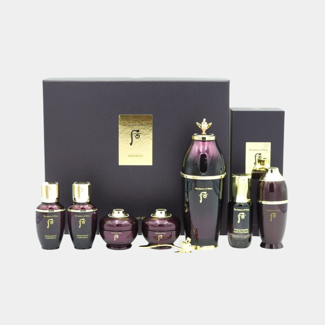 The history of Whoo HwanYu Jinaek Essence 50ml Gift Set 8 pcs