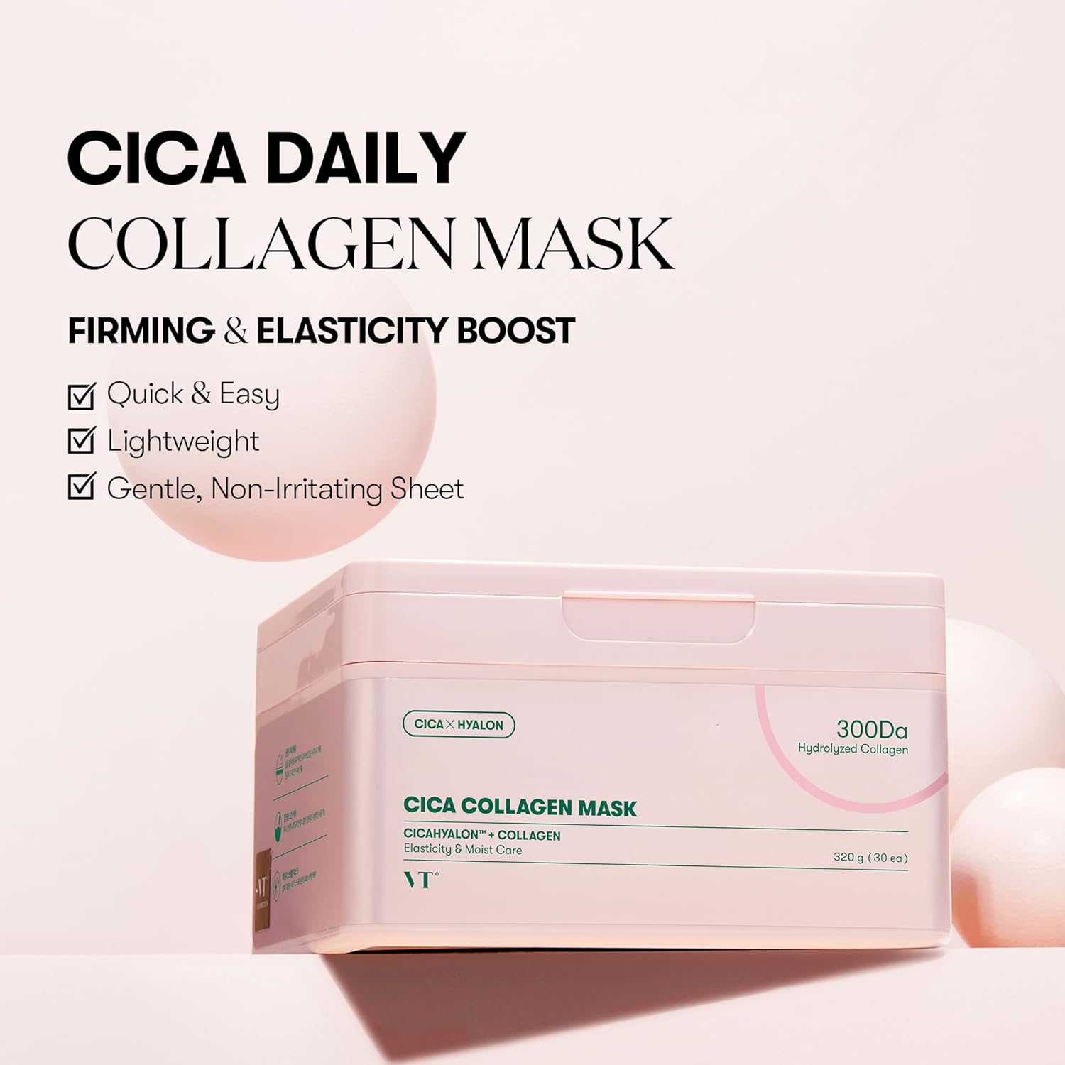 VT Cosmetics Cica Collagen Daily Mask 30 Sheets