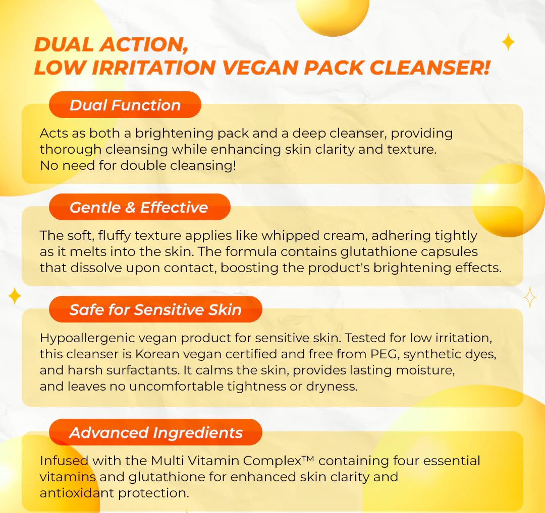 Belif Super Knights Pore Brightening Vegan Pack Cleanser 150ml