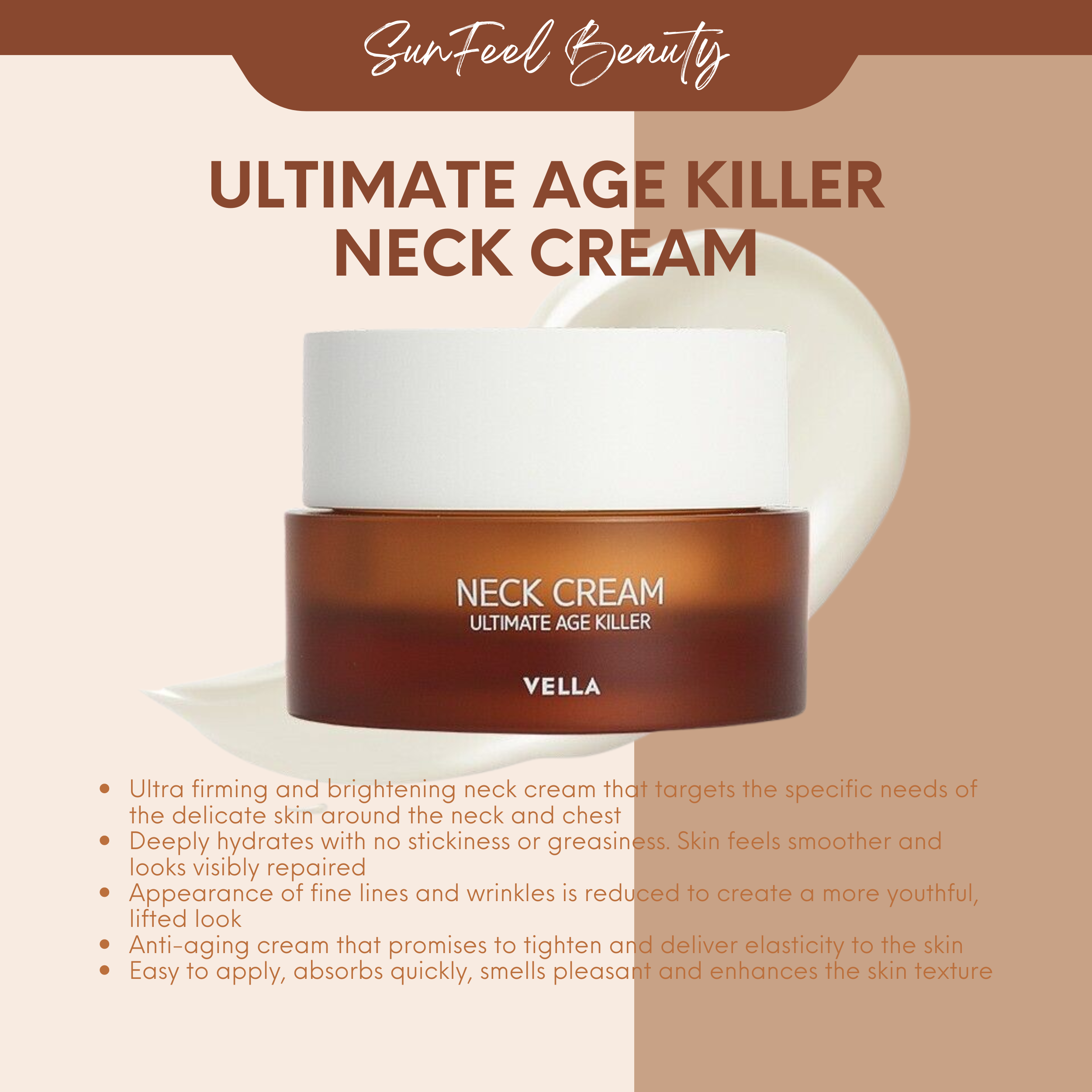 Vella Neck Cream Ultimate Age Killer 50ml