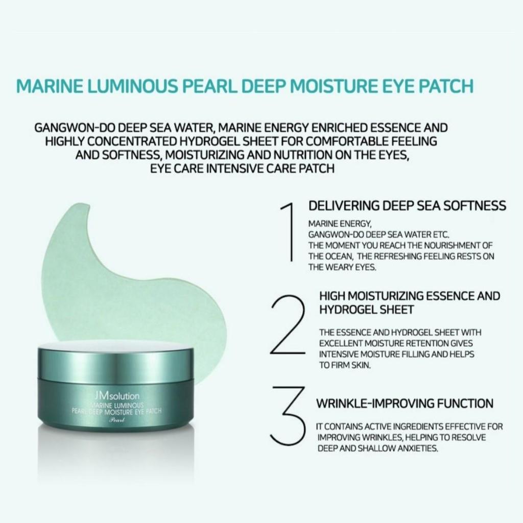 JM Solution Marine Luminous Pearl Deep Moisture Eye Patch 60 patches