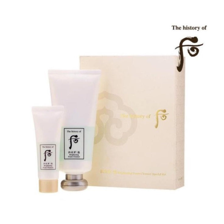 The History of Whoo Gongjinhyang Seol Brightening Foam Cleanser Special Set: Foam Cleanser 180ml + 40ml