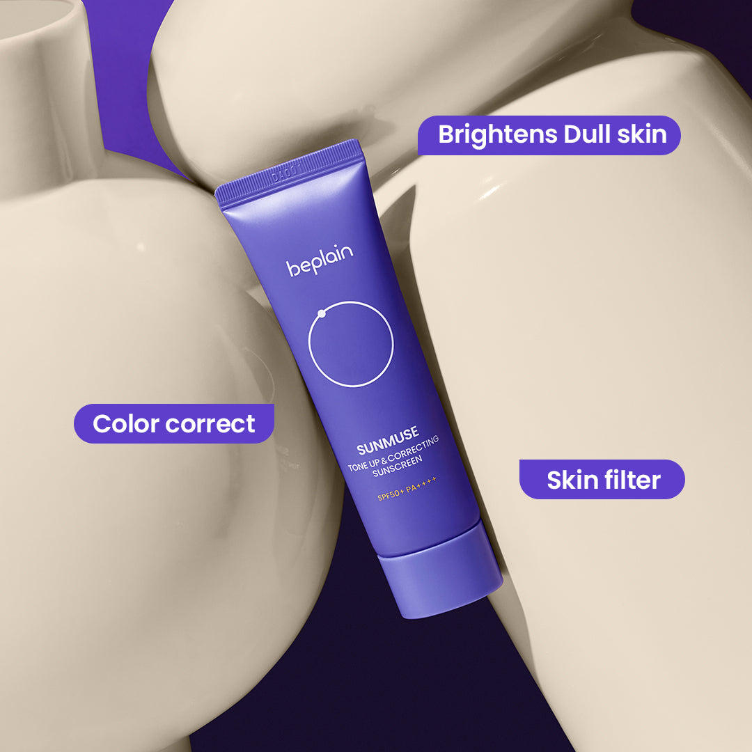 BEPLAIN Sunmuse Tone-Up & Correcting Matte Sunscreen SPF50+ PA++++ 50ml
