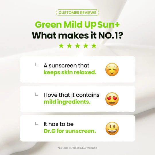 Dr.G Green Mild Up Sun+ SPF50+ PA++++ (50ml)