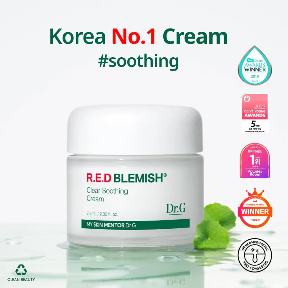 Kem làm dịu da Dr.G RED Blemish Clear 70ml