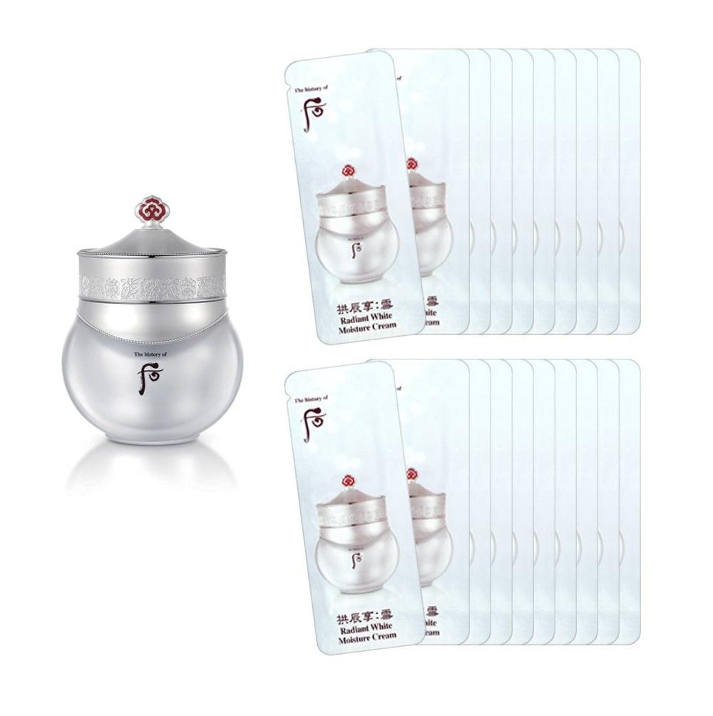The History of Whoo Gongjinhyang Seol Radiant White Moisture Cream 1ml x 120pcs