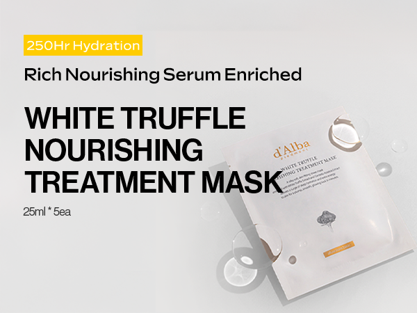 d’Alba  White Truffle Nourishing Treatment Mask 5 pcs