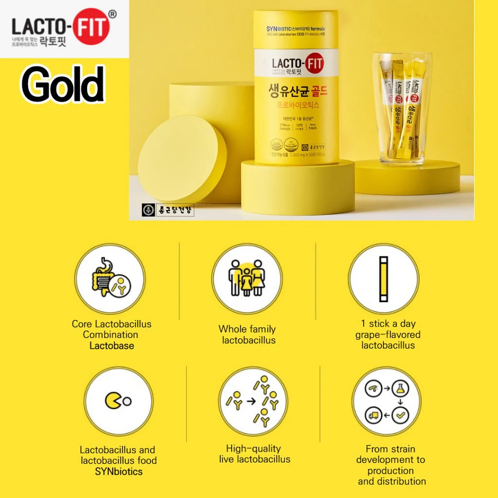 LACTO-FIT Probiotics Gold 50 que