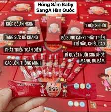 SangA Kids Red Ginseng Baby Time 30 sachet* 10 ml