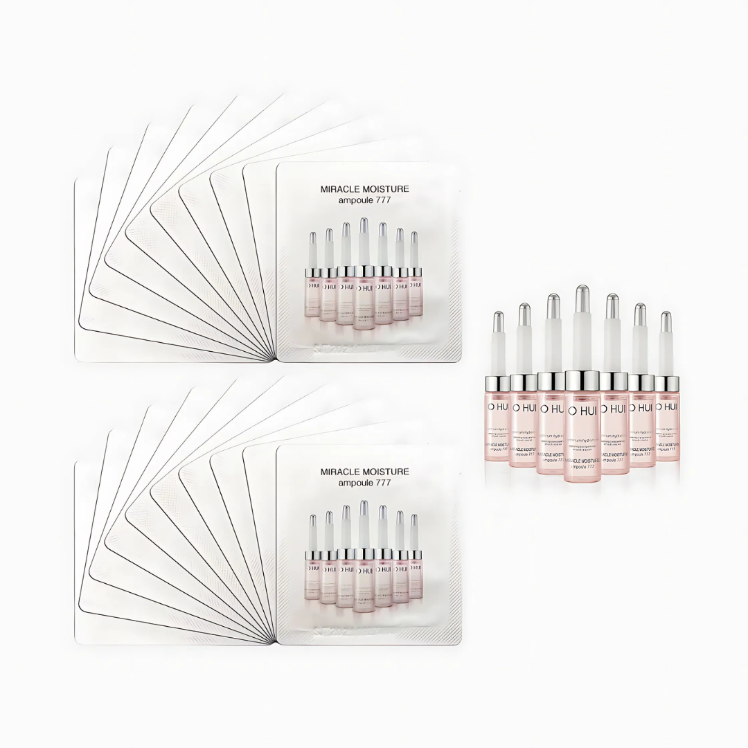 O HUI Miracle Moisture Pink Barrier Ampoule 777 1ml*120 pcs