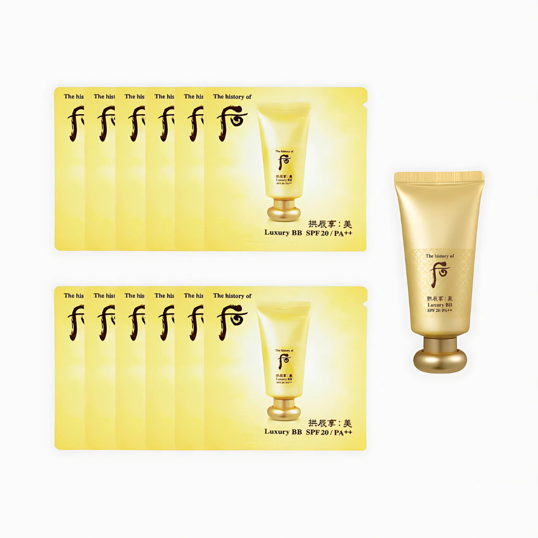 The History of Whoo Gongjinhyang Mi Luxury BB Cream SPF20 PA++ 1ml * 120 pcs