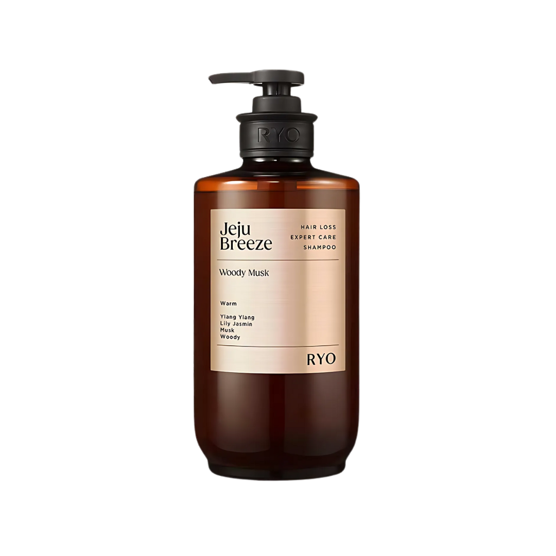 Ryo Hair Loss Expert Care Jeju Breeze Woody Musk Shampoo Treatment Set 585ml + 200ml
