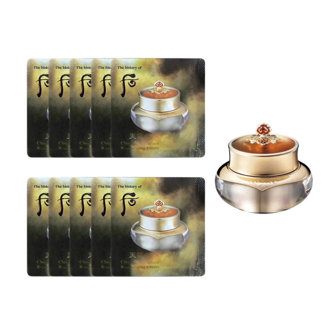 The History of Whoo Cheongidan Radiant Regenerating Cream Sachet Pack 1ml x 120pcs
