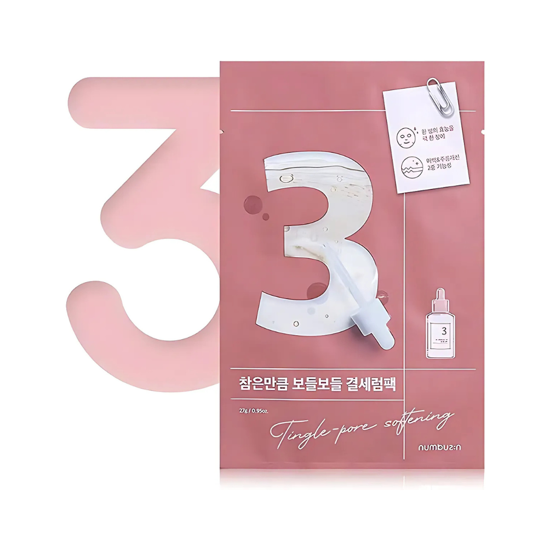 Numbuzin No.3 Tingle-Pore Softening Sheet Mask