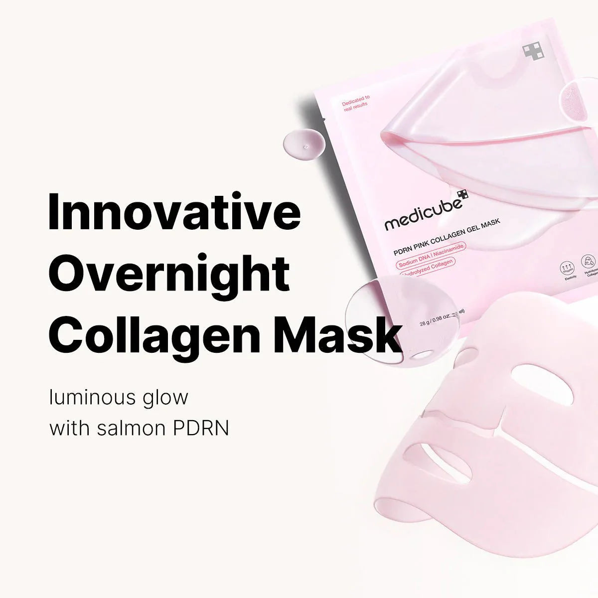 Medicube PDRN Pink Collagen Gel Mask 4 sheets
