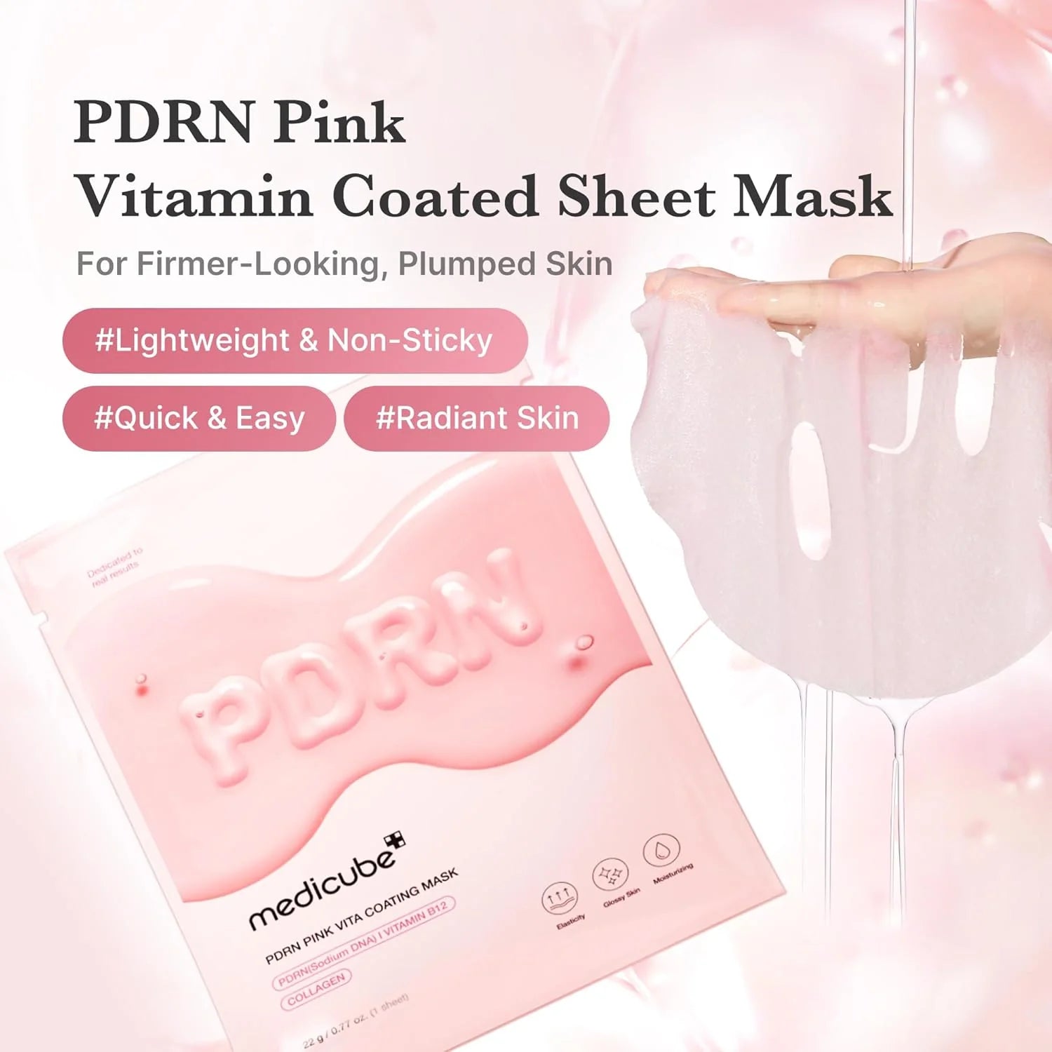 MEDICUBE PDRN Pink Vita Coating Mask
