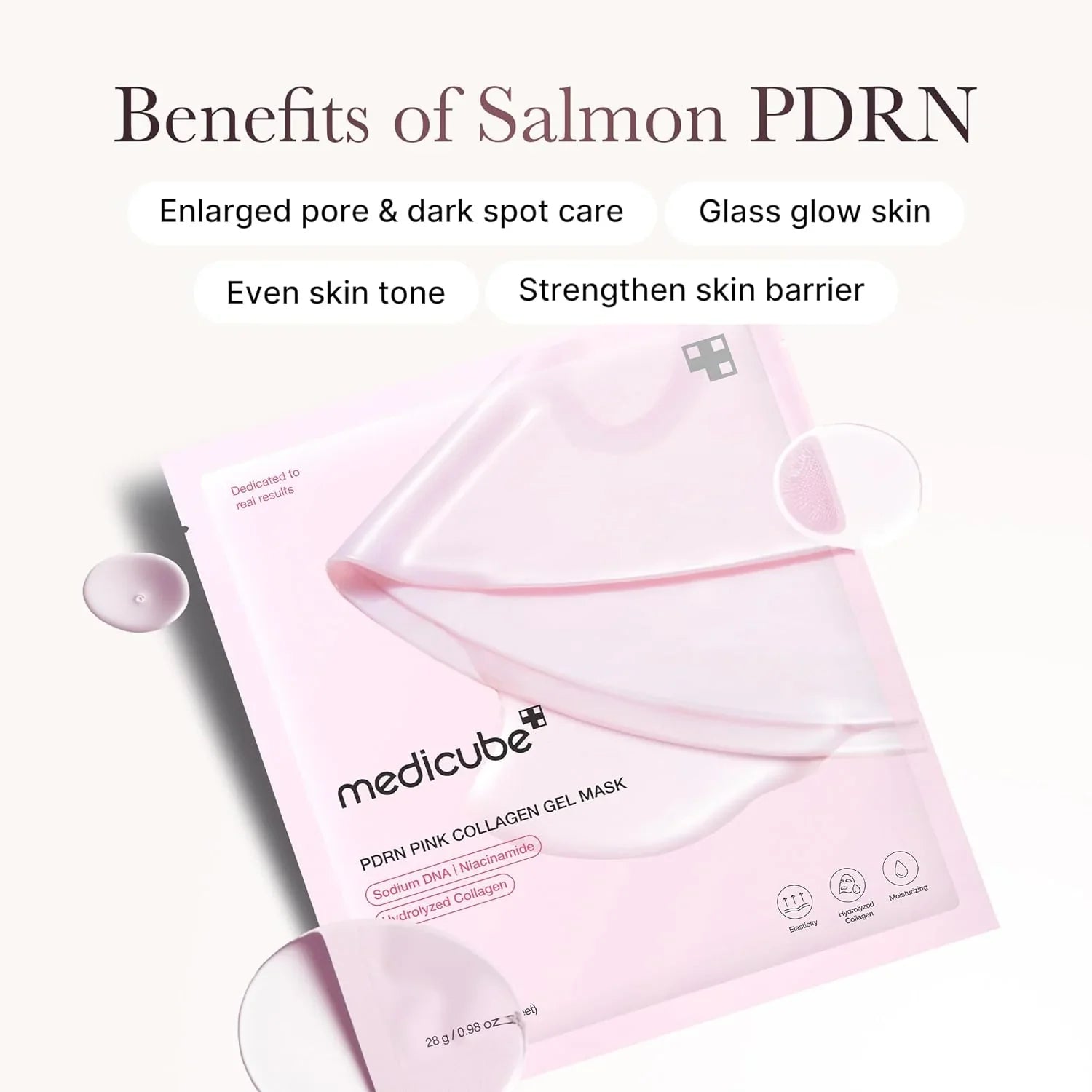 Medicube PDRN Pink Collagen Gel Mask 4 sheets